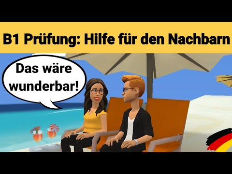 Видео: Устный экзамен по немецкому языку B1 | Планируйте что-нибудь вместе/диалог | Часть 3: Помощь