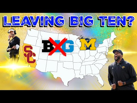 Видео: Вот что будет с студенческим футболом, если Мичиган и Южнокалифорнийский университет выйдут из «Б...