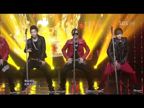 Видео: TEEN TOP [Crazy] @SBS Inkigayo Популярная песня 20120304