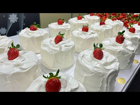 Видео: Полный свежих фруктов! ТОП5, Изумительный корейский фруктовый торт