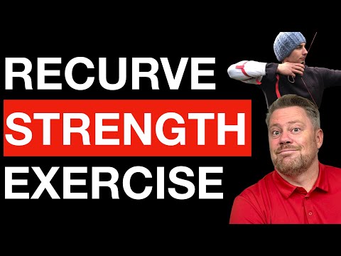 Видео: Силовая тренировка для стрельбы из рекурсивного лука. Как стать сильнее для стрельбы из рекурсивн...