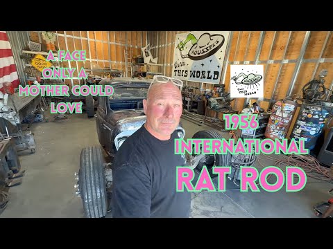 Видео: International Custom Hot Rod 1956 года: лицо, которое могла полюбить только мать 😖