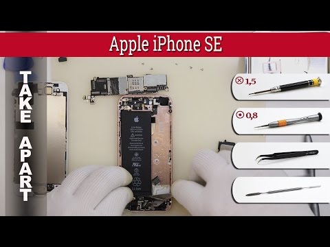 Видео: Как разобрать 📱 Apple iPhone SE (A1662 A1723 A1724) Разборка и ремонт