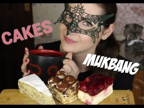 Видео: МУКБАНГ Чизкейк, Тирамису и блинный торт/MUKBANG Cheesecake, tiramisu and crepe cake