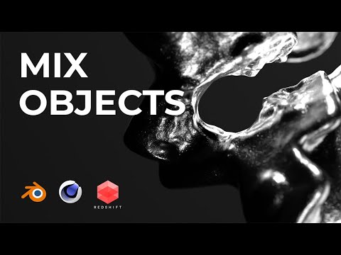 Видео: Смешай объекты в blender и c4d (туториал)