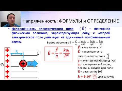 Видео: #3 Напряженность E. Электрическое поле. Напряженность электрического поля.