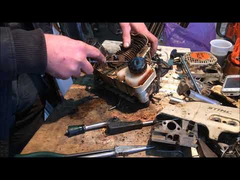 Видео: Бензопила хорошего настроения STIHL МS-180 !)