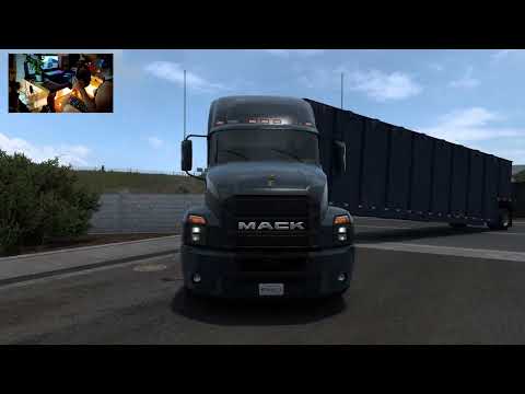 Видео: American Truck Simulator — Logitech G29 + Shifter | Контейнер ГРП 3Т | Лос-Анджелес (CA) - Сан-Діеґо