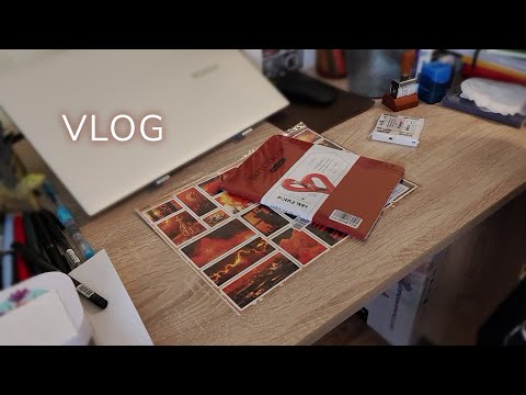 Видео: art-vlog / оформление походного разворота, покупки для блокнотов и немного арт материалов