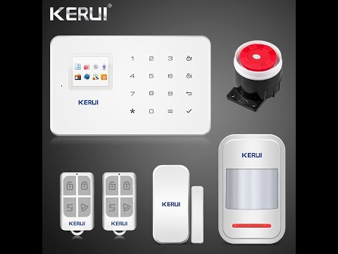 Видео: Сигнализация Kerui g18. Сигнализация с алиэкспресс.