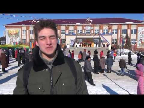 Видео: Проводы зимы в селе Аликово - 2013