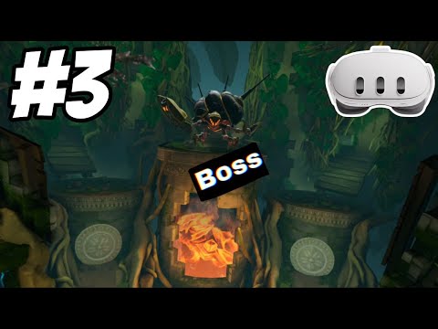 Видео: Хранитель осколка - Босс! №3 | Moss: Book 2 VR | Quest 3