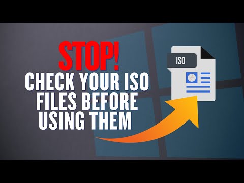 Видео: Проверьте файлы ISO перед их использованием