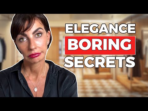 Видео: 9 скучных секретов стиля, которыми элегантные женщины не делятся — это НЕ то, что вы думаете