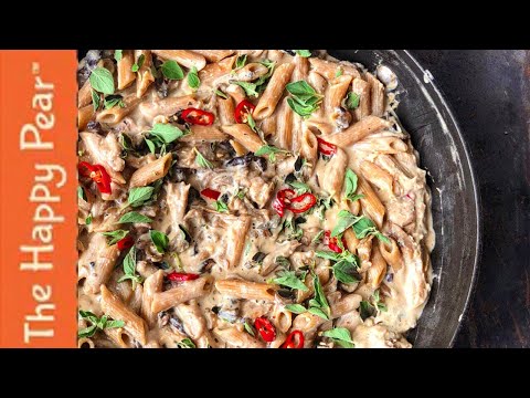 Видео: Сливочная грибная паста | Без масла и веганская