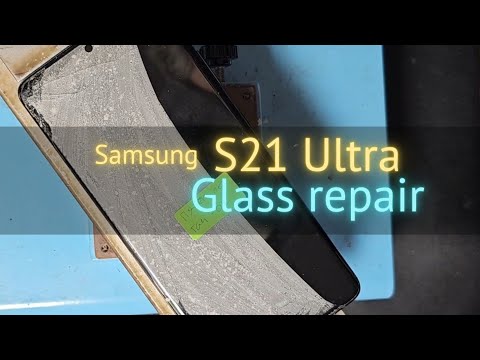 Видео: Замена стекла (экрана) дисплея на Samsung s21 ultra. Replacing the display glass Samsung s21 ultra.