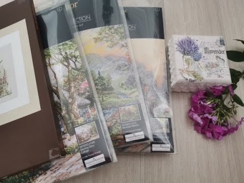 Видео: ЗАПАСЫ наборов для ВЫШИВКИ