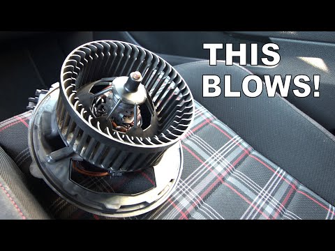 Видео: Замена электродвигателя вентилятора Mk7 GOLF/GTI