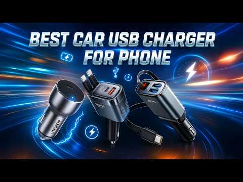 Видео: 🚗 Лучшие автомобильные USB-зарядные устройства 2025 года — заряжайте телефон очень быстро на ходу!