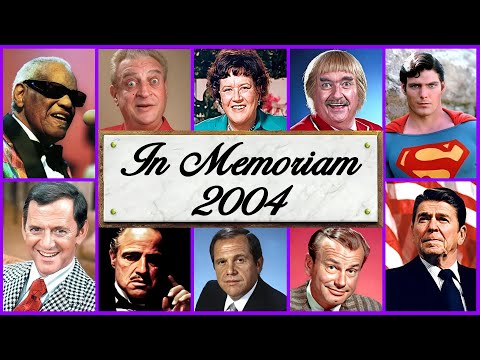 Видео: Памяти 2004: Знаменитые лица, которых мы потеряли в 2004 году | Legacy Memoriam
