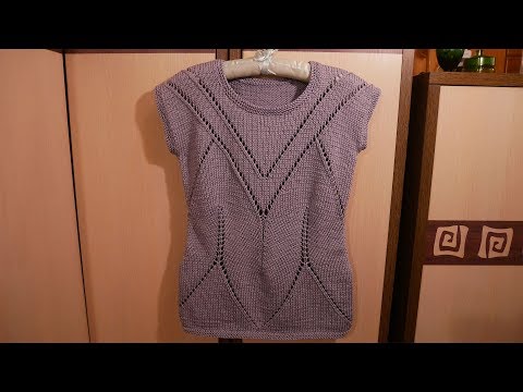 Видео: Лилово серый топ  Хлопок