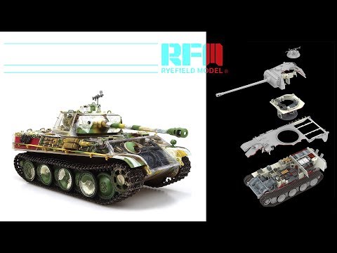 Видео: Сравнительный обзор сборных моделей Panther Ausf.G в масштабе 1:35 от компании Rye Field Model