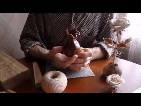 Видео: резьба по дереву урок 6 вырезаем стебель и шипы