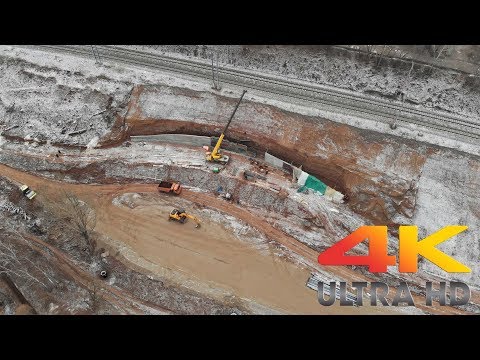 Видео: Реконструкция набережной в Перми  4К