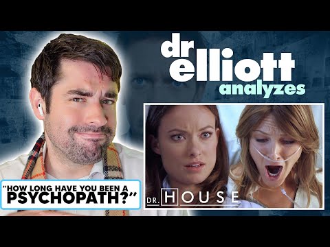 Видео: Доктор РЕАКТИРУЕТ на Хауса | Психиатр анализирует пациента с психопатией | Доктор Эллиотт