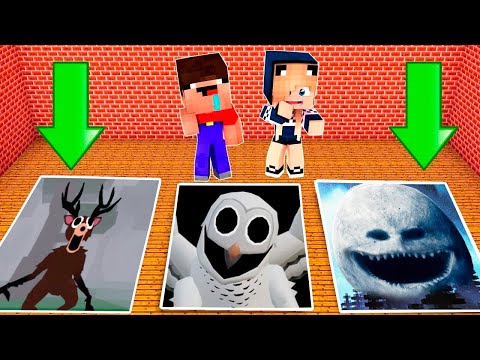 Видео: НУБ И ДЕВУШКА ПРО НАШЛИ СТРАШНЫЕ ЯМЫ МОНСТРОВ В МАЙНКРАФТ! СОВА ИЗ 99 НОЧЕЙ И ОЛЕНЬ И ЛУНА MINECRAFT