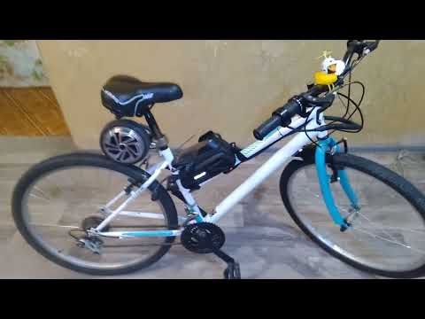 Видео: Простейшая установка электродвигателя на велосипед