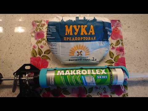 Видео: Молды из силиконового герметика и муки