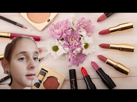 Видео: Обзор на мою косметику) #Nastaii city# #YouTube#