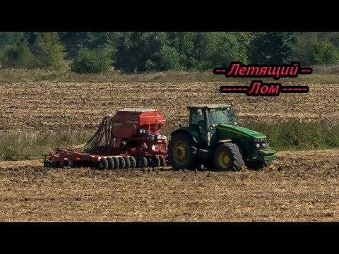 Видео: Посевная на урожай 2022! John Deere 8430  и Kverneland MSC 6000!