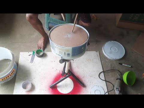 Видео: как сделать малый барабан из использованных материалов