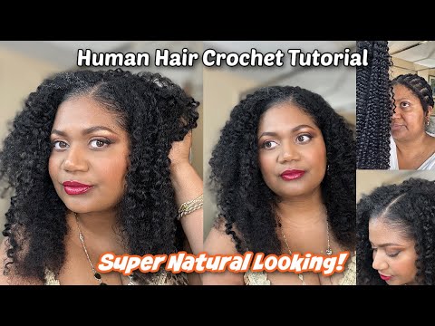 Видео: НОВЫЕ бесшовные перьевые вязаные крючком человеческие волосы и секрет натурального вида вязаных к...