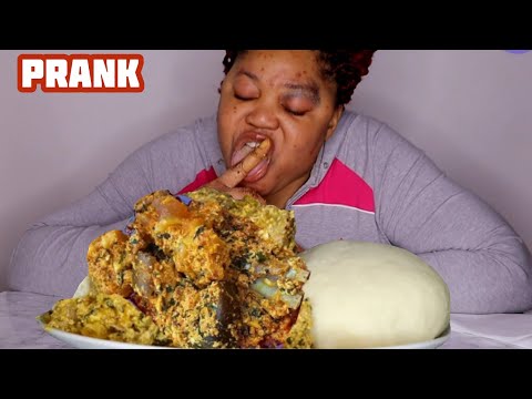 Видео: Розыгрыш над женой | Самый острый суп Эгуси 🍲 с фуфу Мукпрыжок! МЕСТЬ!