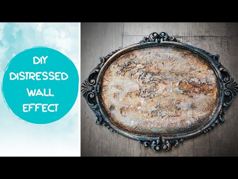 Видео: Diy - Настенные эффекты с меловыми краски - Craft by Debi