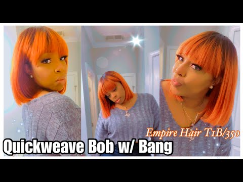 Видео: Сделай сам | Быстрое плетение каре с челкой | Прическа в стиле ампир | T1B/350