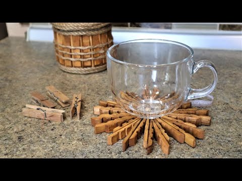 Видео: #DIY/ 4 СУПЕР-ИДЕИ из ПРОСТЫХ ПРИЩЕПОК/  CRAFTS FOR HOME/  家居工藝品