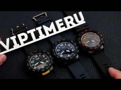 Видео: Полный обзор Casio ProTrek PRT-B50 с синхронизацией с телефоном от магазина Viptime.ru