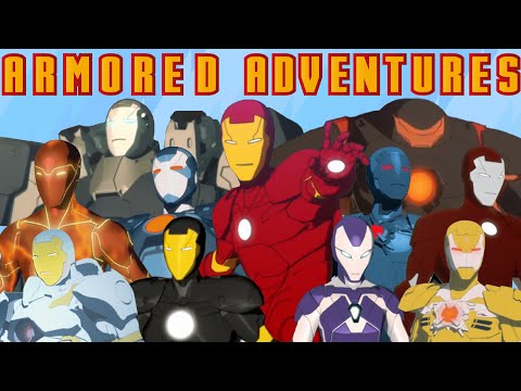 Видео: Объяснение всех костюмов ЖЕЛЕЗНОГО ЧЕЛОВЕКА в ARMORED ADVENTURES (предупреждение о мигающих огнях...