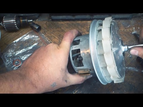 Видео: Собираем двигатель пылесоса.  We collect the vacuum cleaner motor.