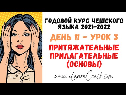 Видео: Курс чешского 11.3: Притяжательные прилагательные (основы)