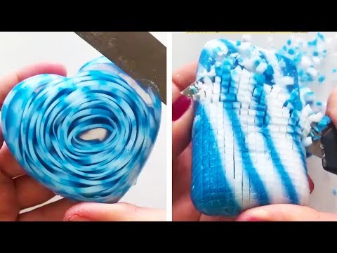 Видео: САМЫЕ УДОВЛЕТВОРЕННЫЕ ВИДЕО РЕЗКИ МЫЛА | Мыльные кубики и мыльная резьба ASMR Сборник 2019 | 10