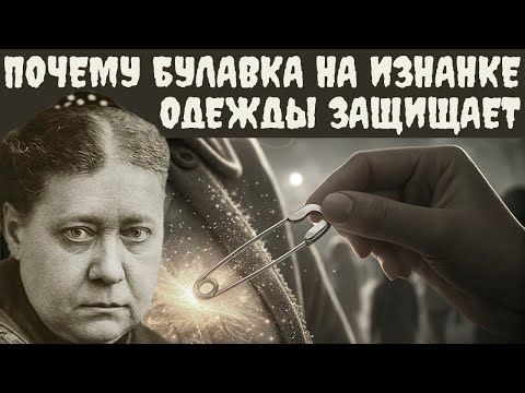 Видео: Почему булавка на одежде защищает сильнее молитвы - ЕЛЕНА БЛАВАТСКАЯ