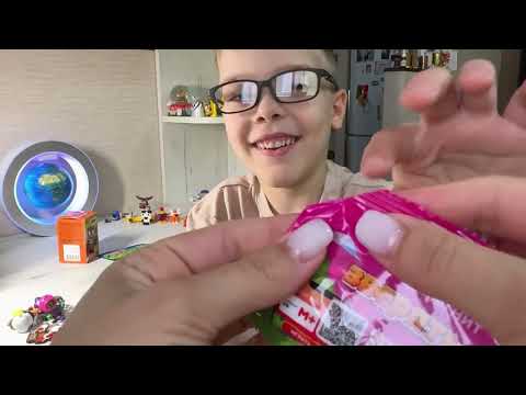 Видео: Открываем 3 коллекции: #зверятыши из Магнита #brawlstars и #sweetbox от Владуса 🎉