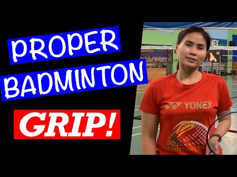 Видео: Как правильно держать ракетку для бадминтона