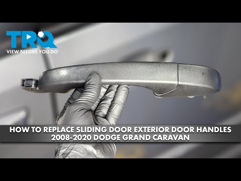 Видео: Как заменить наружную ручку раздвижной двери Dodge Grand Caravan 2008-2020