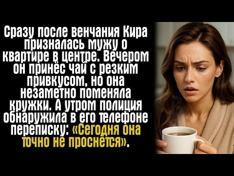 Видео: Сразу после венчания Кира призналась мужу о квартире в центре. Вечером он принёс чай с резким